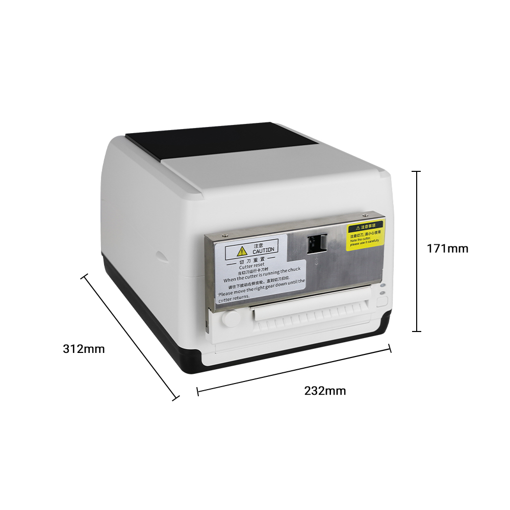 Masung MS-CH1730, Ribbon Printer Machine 300 DPI with Automatic Cutter - Image 4