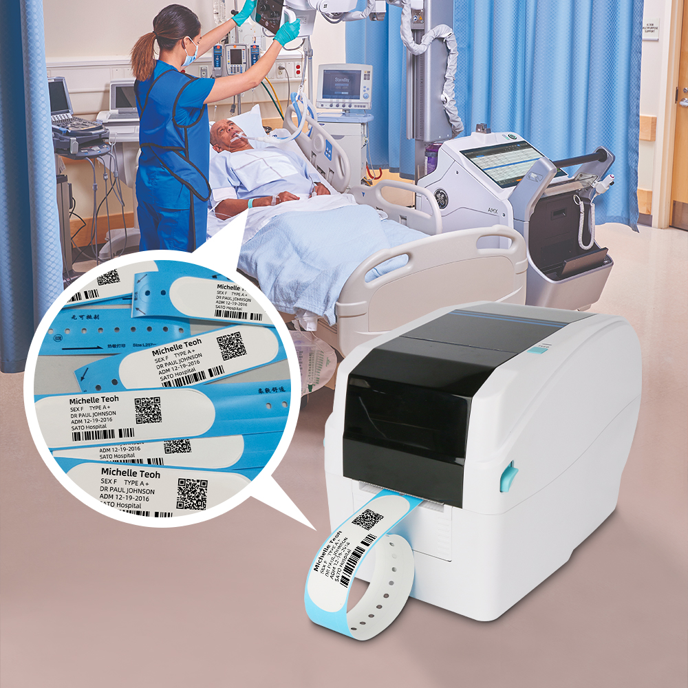 Masung MS-CH401, Imprimante pour bracelets à transfert thermique avec résolution de 300 DPI et port USB - Image 3