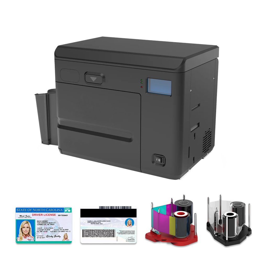 Secure ID card printer