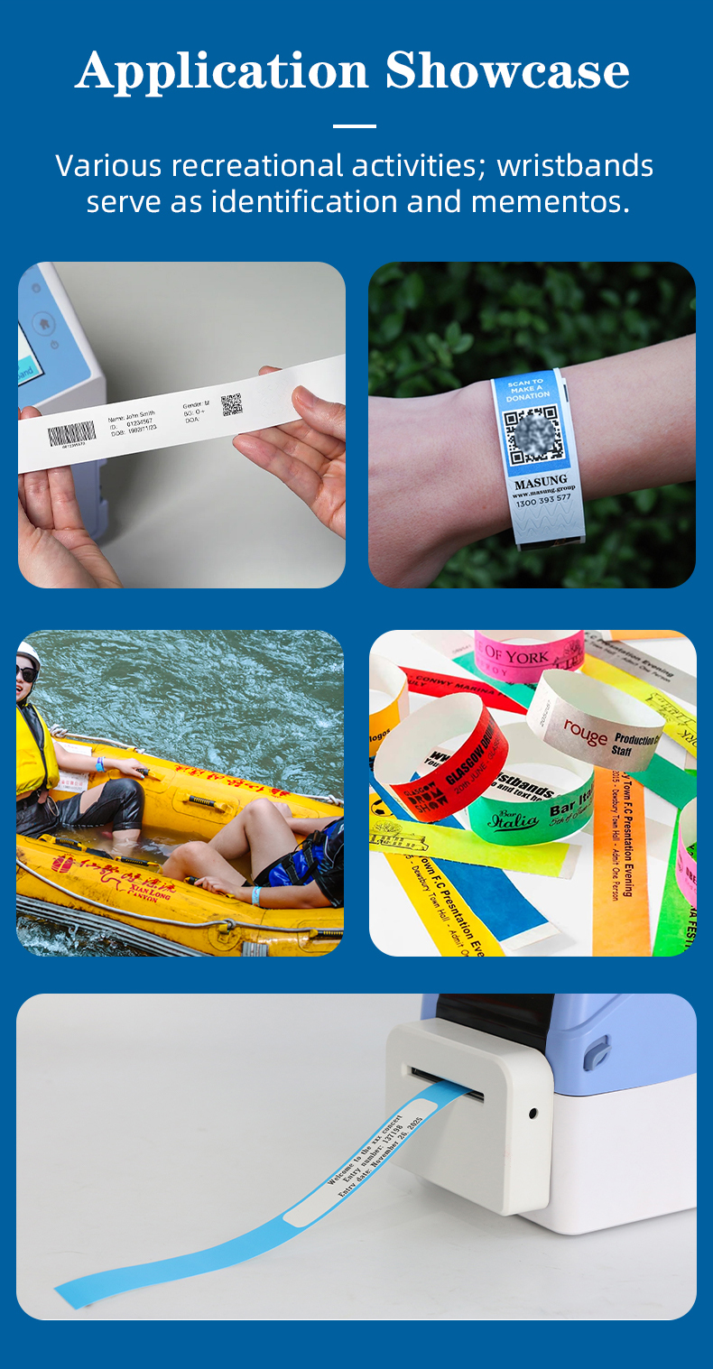 custom paper wristbands