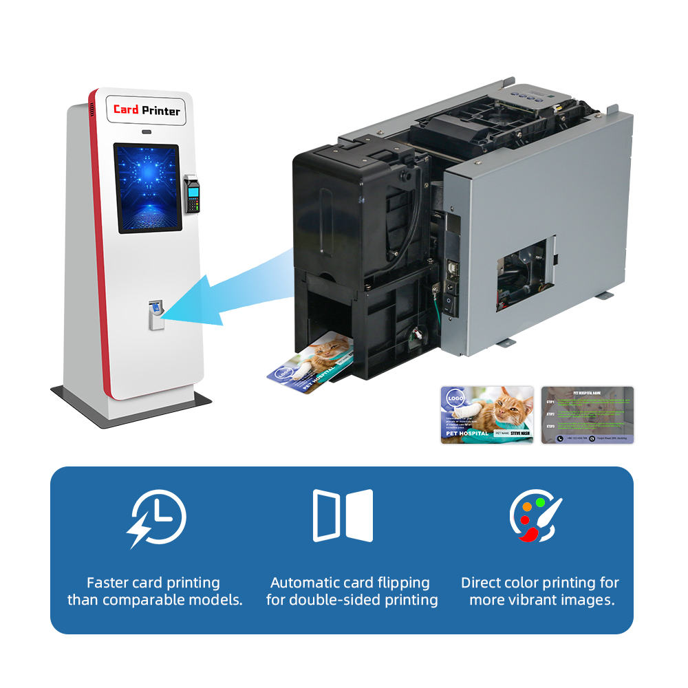 Module d'imprimante de cartes intégrable et personnalisable Masung MS-S22 pour bornes interactives, terminaux et machines libre-service - Image 2