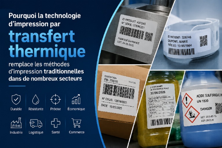 Pourquoi la technologie d’impression par transfert thermique remplace les méthodes d’impression traditionnelles dans de nombreux secteurs