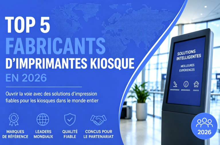 Top 5 des fabricants d’imprimantes pour kiosques en 2026