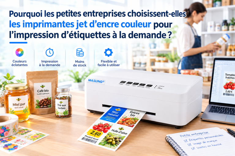 Pourquoi les petites entreprises choisissent-elles les imprimantes jet d’encre couleur pour l’impression d’étiquettes à la demande ?