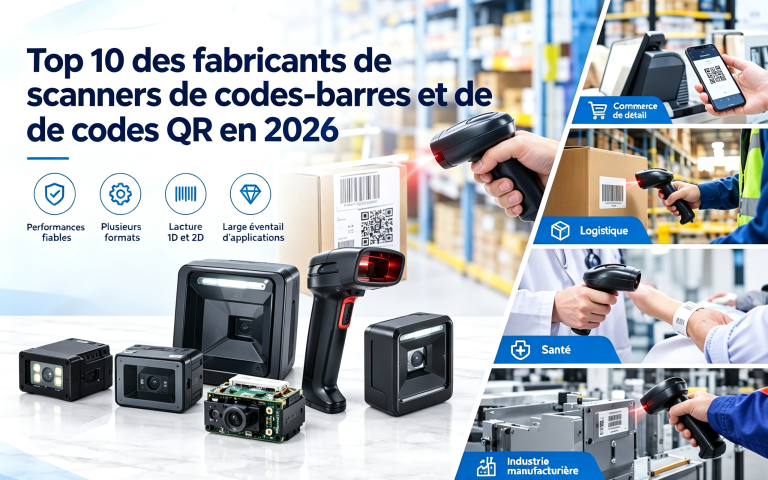Top 10 des fabricants de scanners de codes-barres et de codes QR en 2026