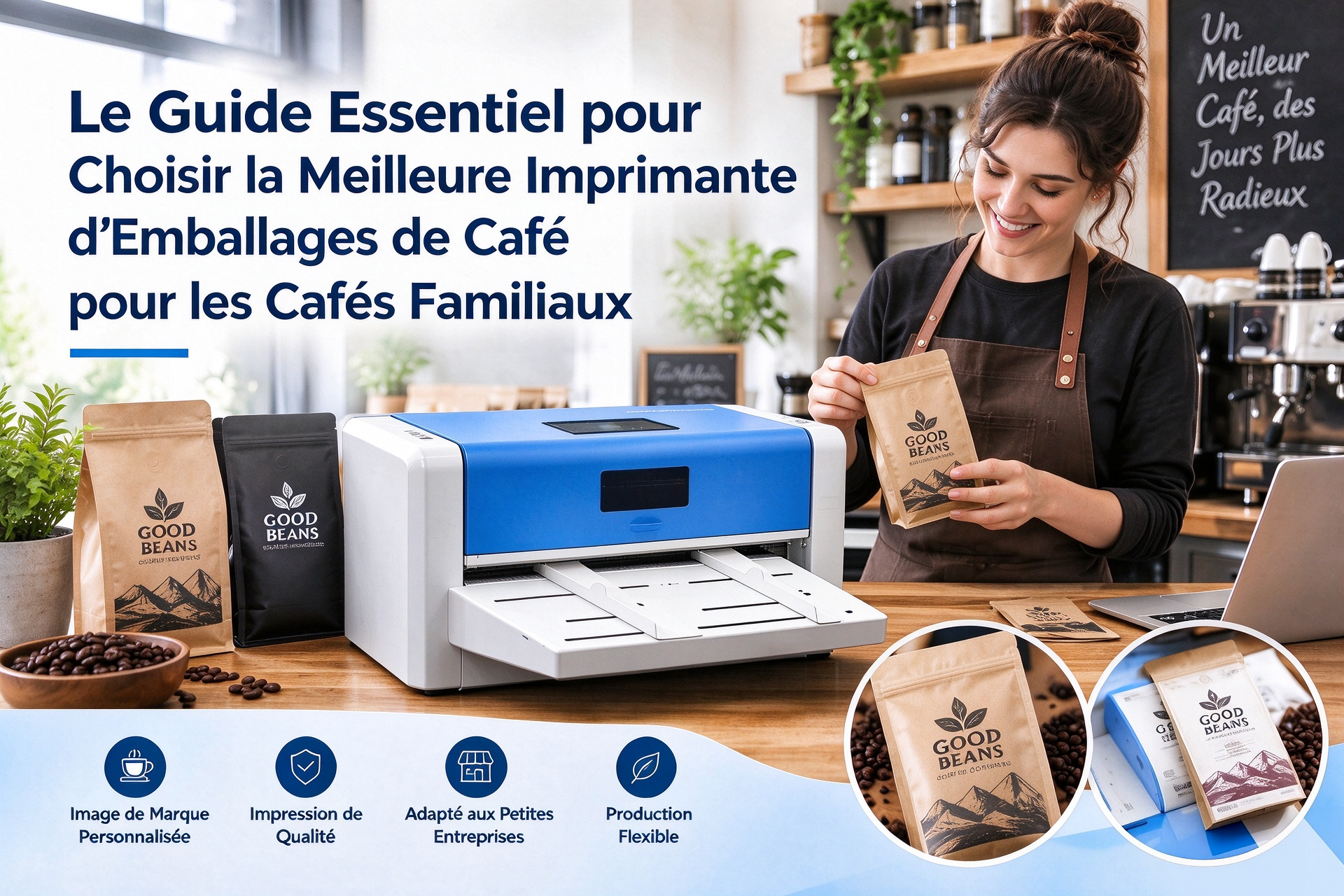Le guide essentiel pour choisir la meilleure imprimante pour sachets de café destinée aux cafés familiaux