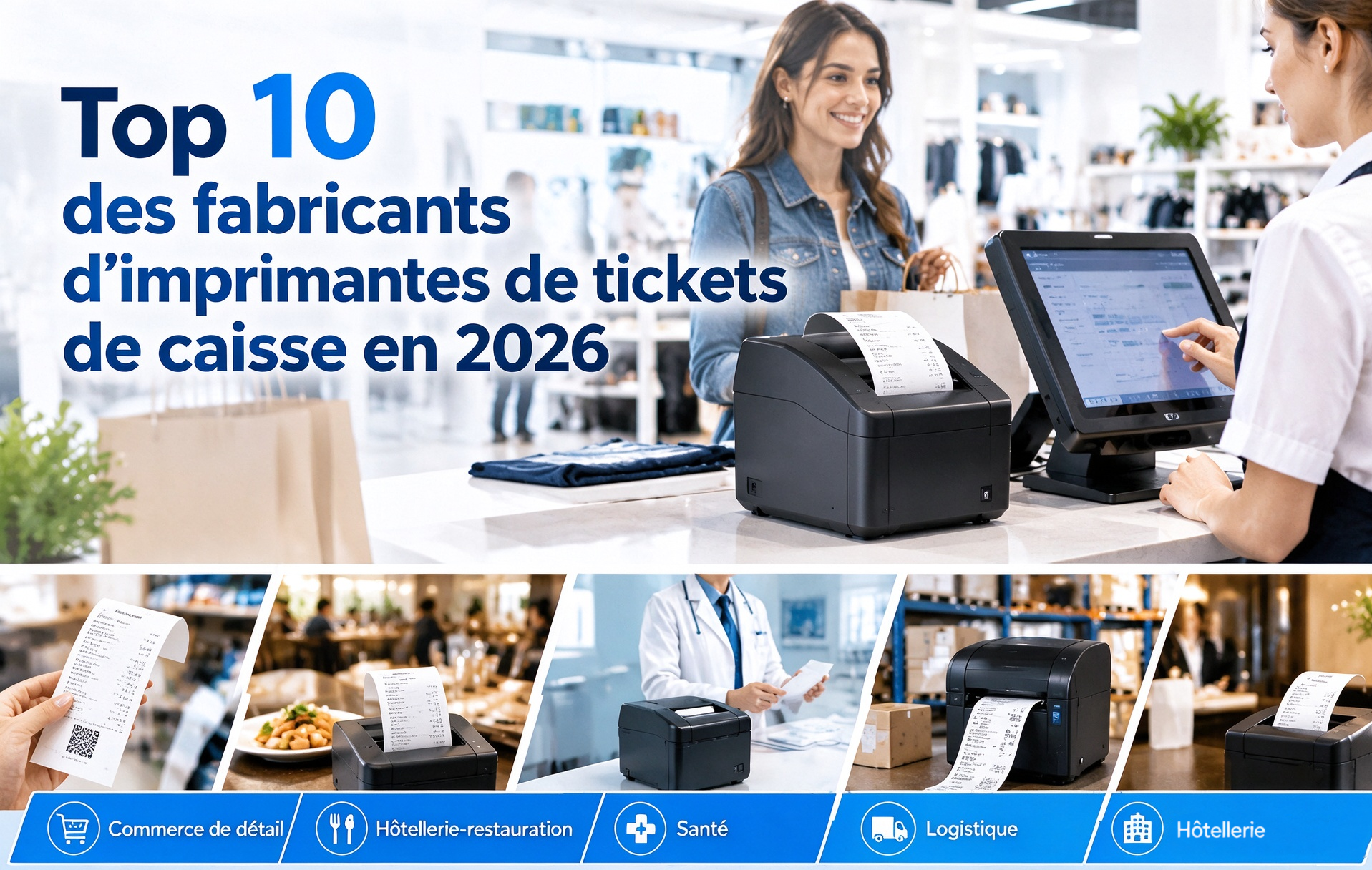 Top 10 des fabricants d’imprimantes de reçus en 2026